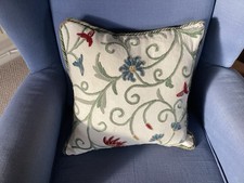Crewel Work Cushion Cover