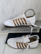  K-SWISS LADIES WHITE LEATHER