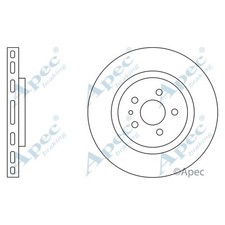 2x Brake Discs Vented For Alfa