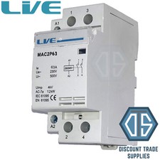 63 Amp 2 Pole Contactor AC