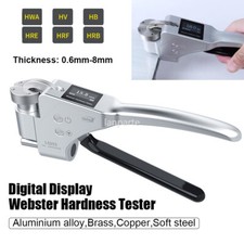 Digital Webster Hardness Tester for W-20B Aluminum Alloy Copper Brass HWA HRE HV