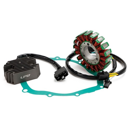 Magneto stator voltage - +,