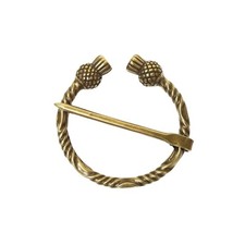 Thistle Penannular Brooch