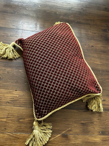 Vintage red and gold