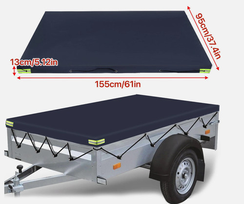 600d trailer cover 3 - trailer, 5'x
