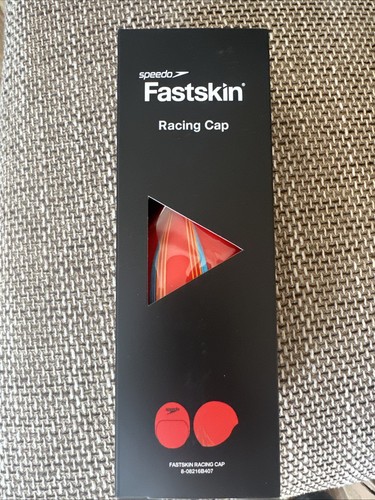 Speedo fastskin cap red orange - speedo,