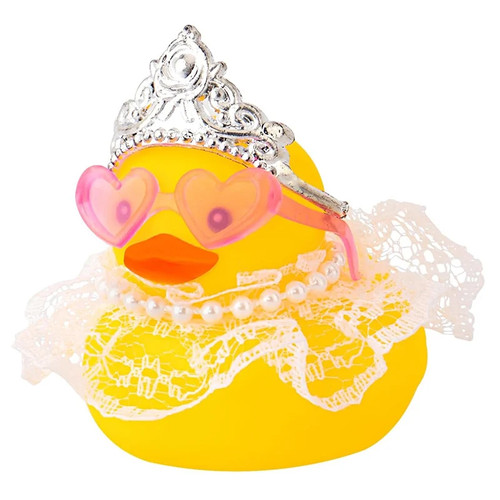 Car rubber duck decoration - rubber,