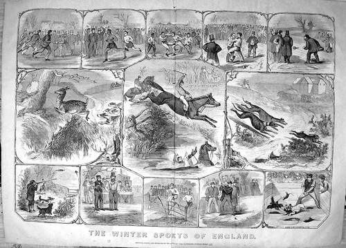 Old 1862 winter sport england - old,