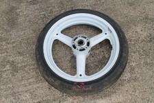 16823 Suzuki GSXR600 W SRAD Front Wheel Rim (scrap RACE Tyre) AJT 1998