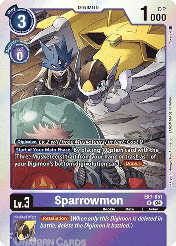 Ex7 051 sparrowmon rare - :,