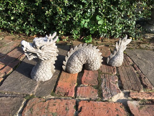 Three piece chinese dragon - three,