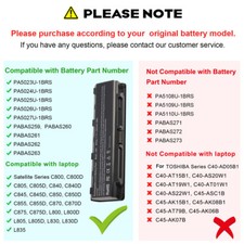 Laptop battery for toshiba - laptop,