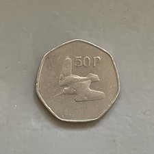 1978 IRISH 50p Coin In Good