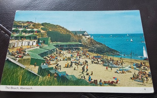 Abersoch beachgoers bathers - beachgoers,