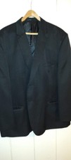 Men's Black Big & Tall Suit