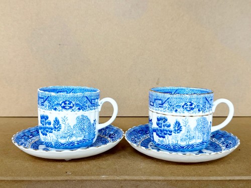 Antique diamond china blue - antique,