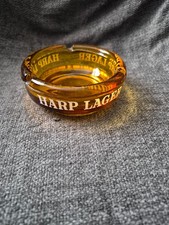 Vintage harp lager green glass - vintage,
