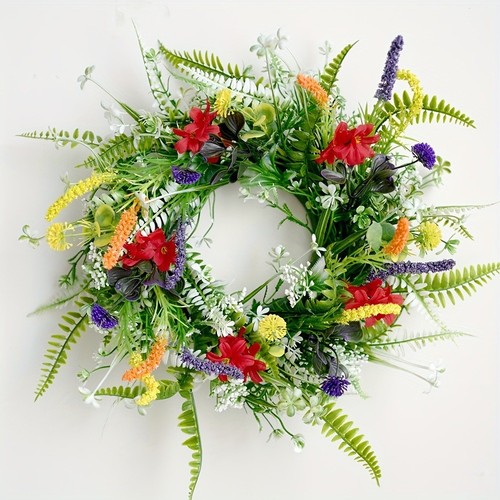 Spring summer wreath - wreath, green