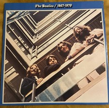 *RARE* EX++ THE BEATLES 1967-1970 ALBUM *BLUE VINYL* DOUBLE LP
