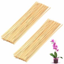 50 Wooden Bamboo Plant Sticks