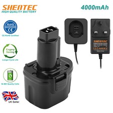 7.2V 4000mAh Ni-MH Battery/Charger For Dewalt DW920K DW968K DE9057 DE9085 DW9057