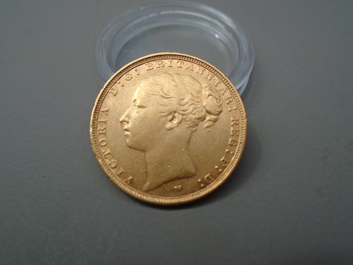 Gold full sovereign - , victoria