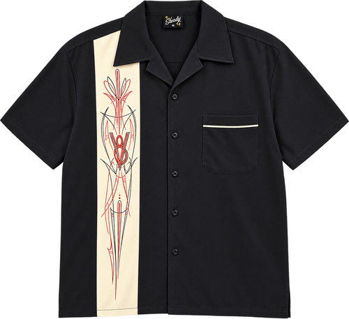 Vintage bowling shirt men - vintage,