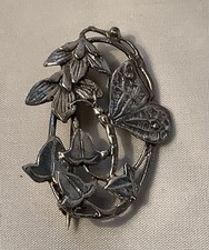 Art Nouveau Style Pewter