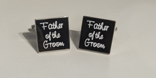 Wedding cufflinks father of - cufflinks,,