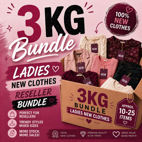New 3kg ladies clothing bundle - ladies,