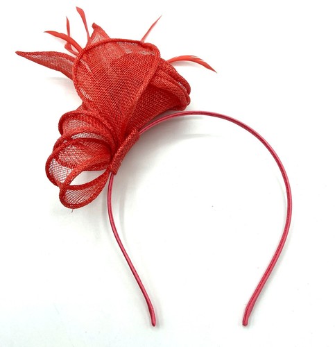 Ladies coral aliceband - coral,