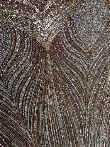 French lace multicoloured - lace,