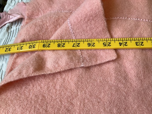 Peach 100 pure wool - peach,