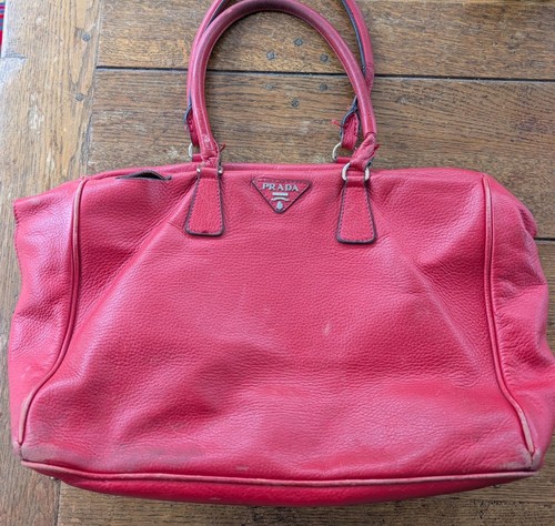 Vintage prada bag red - prada,