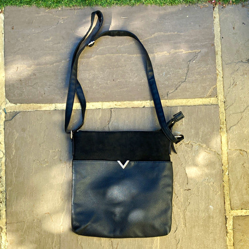 Primark black pebbled faux - black,