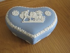 Wedgwood Blue Jasperware Heart