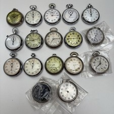 Broken Vintage Pocket Stop Watch Lot - Westclox Scotty Apollo Galco Beacon
