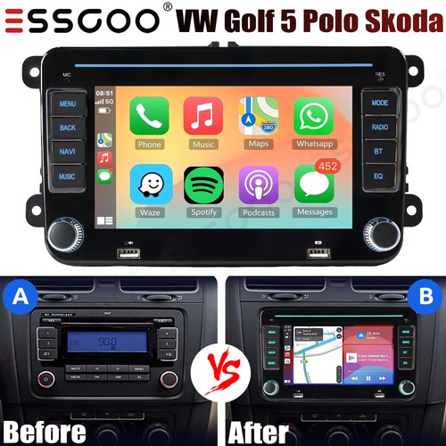 Apple carplay for vw golf - 7",