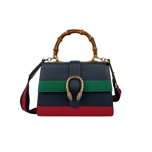 Gucci striped leather - leather, bamboo