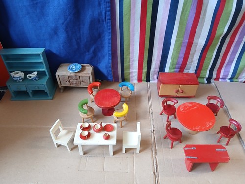 Vintage dolls house furniture - vintage,
