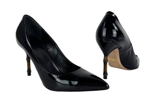 Gucci kristen bamboo pumps - gucci,