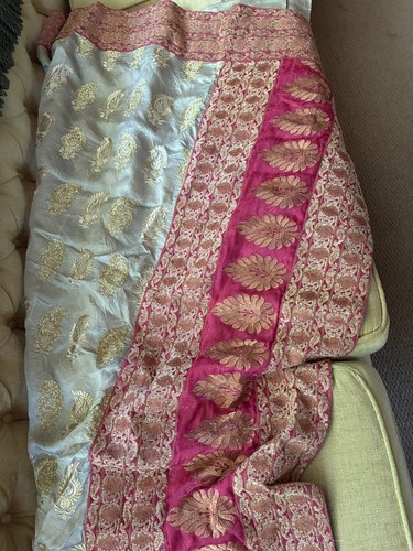 Vintage silk sari from india - silk,