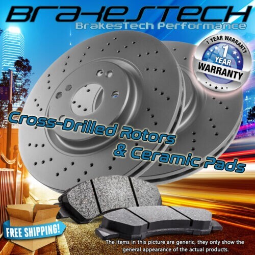 Front cross drilled disc - 2,