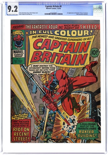 Captain britain cgc - britain, #8