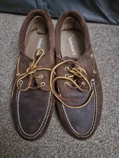 Timberland Men's Boat Deck Shoes Brown UK Size 11.5