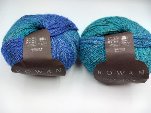 50g balls rowan felted - x,