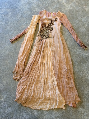 Mink long dress - mink,