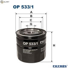 OIL FILTER OP 533/1 FOR FORD