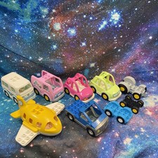 Lego Duplo Car Truck Plane Vehicle Carriage Wheels Sports Car Bundle
