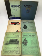 Crossley Diesel Engines catalogues & instruction manuals bundle x 6 diagrams B7